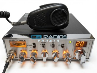 Connex 3300HP 10 Meter Radio - GREEN NITRO LIGHT RINGS +