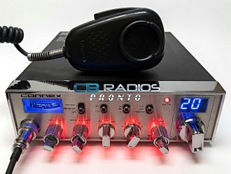 Connex 3300HP 10 Meter Radio - GREEN NITRO LIGHT RINGS +